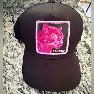 Goorin Bros The Farm Panther Black Trucker Hat Mesh Back Adjustable Snapback